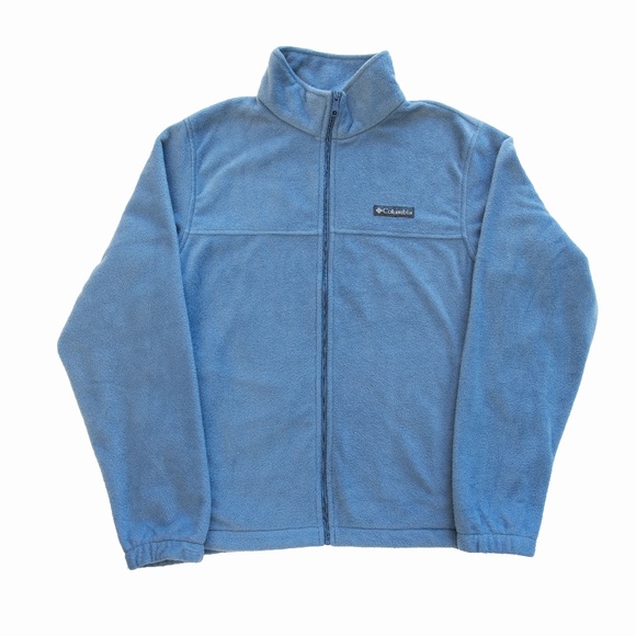 Brand New Colombia Soft Blue Zip Up Fleece Sweatshirt - Picture 1 of 6